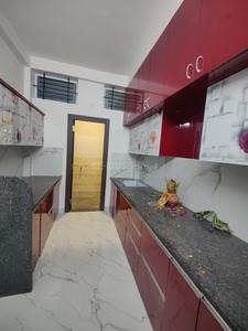 Kitchen Image of 1000 Sq.ft 2 BHK Builder Floor for rent in Mahalakshmi Nagar Indore for Rs. 20000
