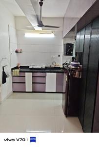 Kitchen Image of 1200 Sq.ft 2 BHK Apartment / Flat for rent in Shree Ghanshyam Residency, Bhayli Vadodara for Rs. 18000