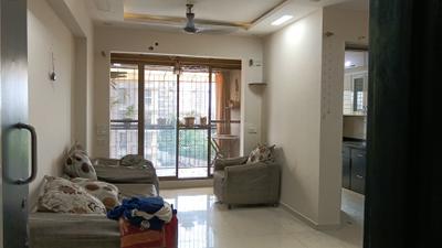 Living Room Image of 1000 Sq.ft 2 BHK Apartment / Flat for rent in Kalyan West Kalyan for Rs. 26500