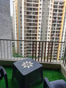 Balcony Image of 783 Sq.ft 2 BHK Apartment / Flat for rent in Shapoorji Pallonji Joyville Sensorium, Maan Pune for Rs. 36000