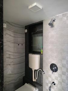 Common Bathroom Image of 530 Sq.ft 1 BHK Apartment / Flat for rent in Puraniks Home Town, Kasarvadavali Thane for Rs. 18999