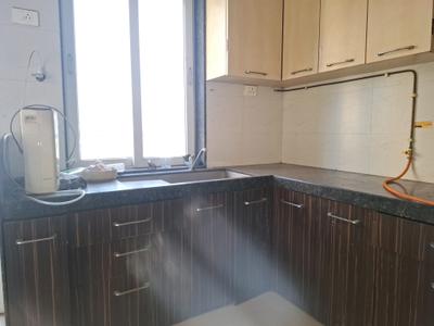 Kitchen Image of 1555 Sq.ft 3 BHK Apartment / Flat for rent in Tharwani Rosewood Heights, Kharghar Navi Mumbai for Rs. 55000