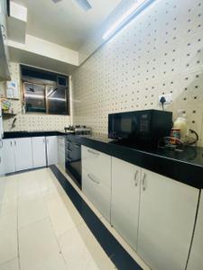 Kitchen Image of 880 Sq.ft 2 BHK Apartment / Flat for rent in City Shine Society, Kopar Khairane Navi Mumbai for Rs. 45000