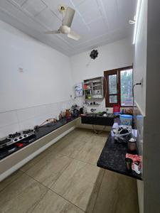 Kitchen Image of 500 Sq.ft 1 BHK Builder Floor for rent in Bank Colony Patiala for Rs. 11000