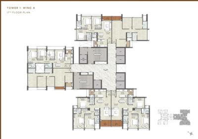 Image of 950 Sq.ft 2 BHK Apartment / Flat for sale in Lodha Sovrano Tower A, Jogeshwari West, Mumbai for Rs. 31000000
