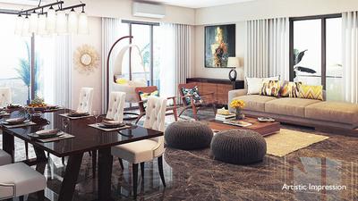 Hall Image of 1750 Sq.ft 3 BHK Apartment / Flat for sale in Kharadi Pune for Rs. 18300000
