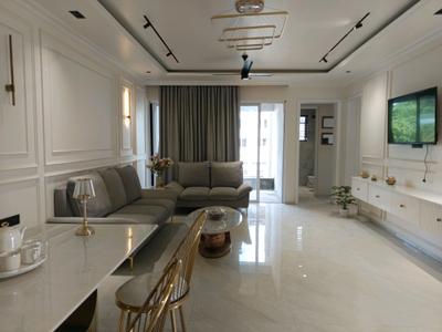Living Room Image of 1023 Sq.ft 3 BHK Apartment / Flat for sale in Ikon Queens Tower by Ikon Buildcorp India Pvt Ltd, Mohammed Wadi Pune for Rs. 9899000
