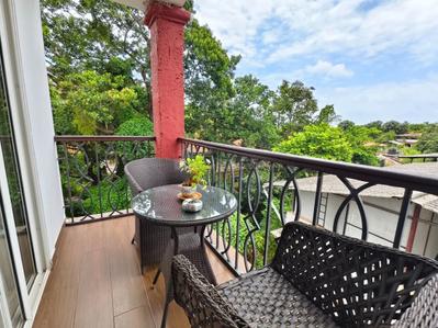 Balcony Image of 592 Sq.ft 1 BHK Apartment / Flat for sale in Candolim Goa for Rs. 8500000