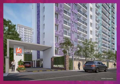 Image of 1100 Sq.ft 2 BHK Apartment / Flat for sale in Kohinoor Viva Pixel Phase 2, Dhanori, Pune for Rs. 7850000
