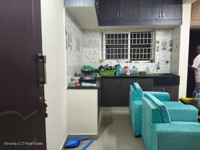 Kitchen Image of 800 Sq.ft 1 RK Builder Floor for rent in Koramangala Bengaluru for Rs. 23000