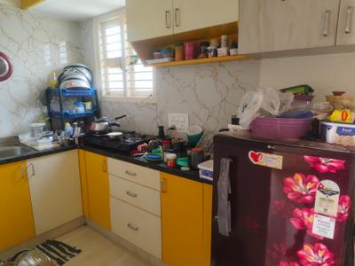 Kitchen Image of 600 Sq.ft 1 BHK Builder Floor for rent in JP Nagar Bengaluru for Rs. 15000