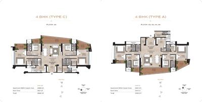 Image of 4332 Sq.ft 4 BHK Apartment / Flat for sale in Evos Alchemy, Patia, Bhubaneswar for Rs. 39000000