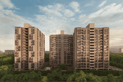 Image of 1360 Sq.ft 2 BHK Apartment / Flat for sale in Shyaswa Savera Prarambh, Ghuma, Ahmedabad for Rs. 5500000