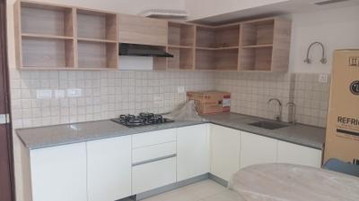 Kitchen Image of 975 Sq.ft 2 BHK Apartment / Flat for sale in Godrej The Suites, Jaypee Greens Greater Noida for Rs. 12000000