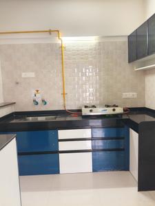Kitchen Image of 850 Sq.ft 2 BHK Apartment / Flat for rent in Nyati Elan, Wagholi Pune for Rs. 23000
