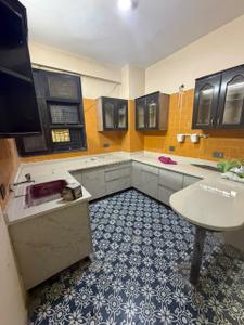 Kitchen Image of 1700 Sq.ft 3 BHK Builder Floor for rent in Uppal Southend, Sector 49 Gurgaon for Rs. 48000