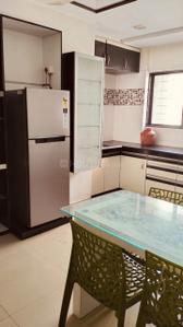 Kitchen Image of 1845 Sq.ft 3 BHK Apartment / Flat for rent in Kinar Heights, Bhatha Surat for Rs. 25000