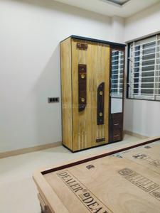 Bedroom Image of 1000 Sq.ft 1 BHK Builder Floor for rent in Mahalakshmi Nagar Indore for Rs. 16000