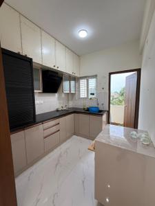 Kitchen Image of 1300 Sq.ft 3 BHK Builder Floor for rent in K R Puram Bengaluru for Rs. 38500