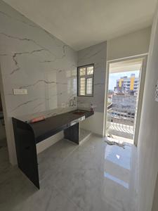 Kitchen Image of 650 Sq.ft 1 BHK Apartment / Flat for rent in New Sangvi Pune for Rs. 19000