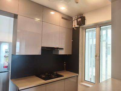 Kitchen Image of 650 Sq.ft 1 BHK Apartment / Flat for sale in Aurum Q Residences, Ghansoli Navi Mumbai for Rs. 13000000