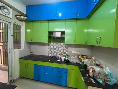 Kitchen Image of 1350 Sq.ft 3 BHK Apartment / Flat for rent in Nirala Aspire, Noida Extension Greater Noida for Rs. 25000