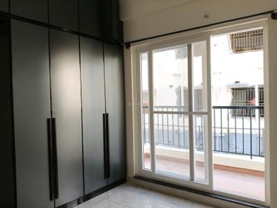 Bedroom Image of 1550 Sq.ft 3 BHK Apartment / Flat for rent in Yoga Sai Srikaram, Kaggadasapura Bengaluru for Rs. 60001