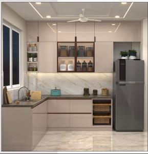 Kitchen Image of 1850 Sq.ft 3 BHK Builder Floor for sale in Agarwal Aditya World City, Wave City Ghaziabad for Rs. 9000000