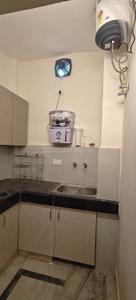 Kitchen Image of 600 Sq.ft 1 BHK Builder Floor for rent in Sector 55 Gurgaon for Rs. 27000