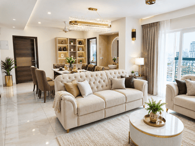 Living Room Image of 1800 Sq.ft 3 BHK Apartment / Flat for sale in Exotica, Edappally Kochi for Rs. 22000000