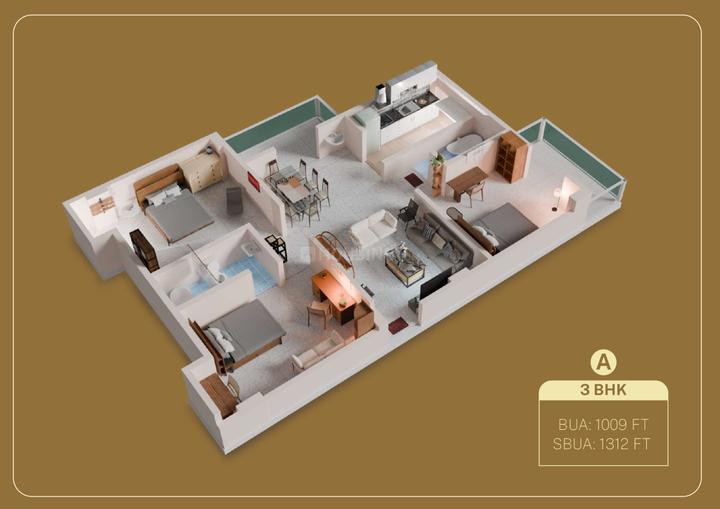 Skybrook Residences Floor Plan 1
