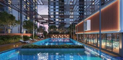 Image of 1014 Sq.ft 2 BHK Apartment / Flat for sale in Rahul Downtown Phase I, Punawale, Pune for Rs. 8000000