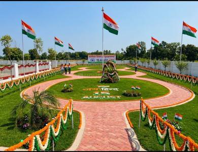 Iscon green City project Plot View 3