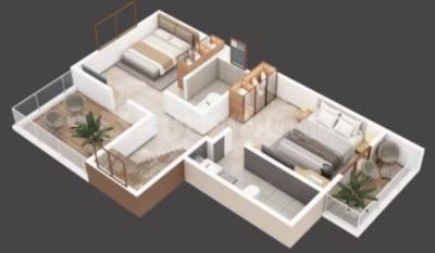 Image of 980 Sq.ft 2 BHK Apartment / Flat for sale in Hakke Ekaant, Fursungi, Pune for Rs. 5800000