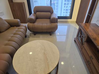 Hall Image of 700 Sq.ft 2 BHK Apartment / Flat for rent in DLH Leo Tower, Andheri West Mumbai for Rs. 120000