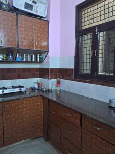 Kitchen Image of 380 Sq.ft 1 BHK Builder Floor for rent in Sector 24 Rohini New Delhi for Rs. 9000