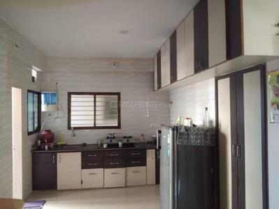 Kitchen Image of 1250 Sq.ft 3 BHK Apartment / Flat for rent in Parth Sarnam, Hariom Nagar Junagadh for Rs. 25000