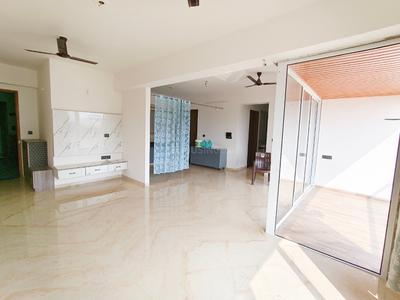 Living Room Image of 2550 Sq.ft 3 BHK Apartment / Flat for rent in Radhe Infinity, Kudasan Gandhinagar for Rs. 32000