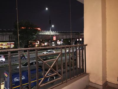 Balcony Image of 1250 Sq.ft 3 BHK Apartment / Flat for rent in Airport Gate no. 1 Kolkata for Rs. 19000