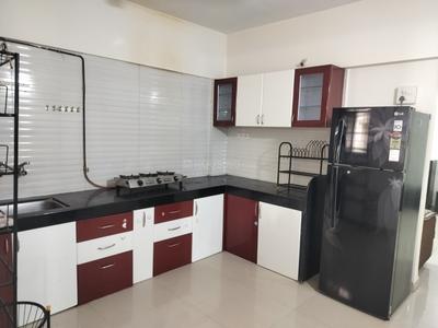 Kitchen Image of 1400 Sq.ft 3 BHK Apartment / Flat for rent in Sanskriti Culture Society, Wakad Pune for Rs. 35000