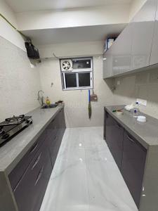 Kitchen Image of 569 Sq.ft 1 BHK Apartment / Flat for rent in Advait Eternal, Kurla East Mumbai for Rs. 52000