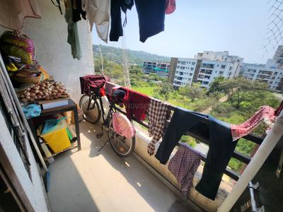 Balcony Image of 600 Sq.ft 1 BHK Apartment / Flat for sale in Bhugaon Pune for Rs. 3700000