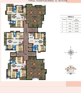 Image of 1500 Sq.ft 3 BHK Apartment / Flat for sale in Dream Tower, Argora, Ranchi for Rs. 8000000
