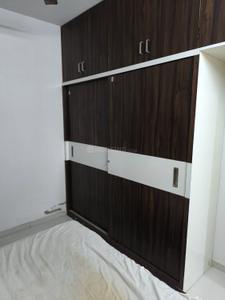 Bedroom Image of 666 Sq.ft 1 BHK Apartment / Flat for rent in Kalp Capitol Flora And Capitol Icon, Sargasan Gandhinagar for Rs. 20000