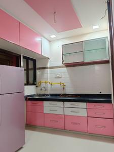 Kitchen Image of 721 Sq.ft 1 BHK Apartment / Flat for rent in Dindoli Surat for Rs. 13000