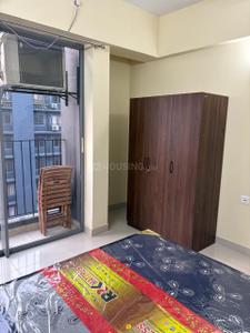 Bedroom Image of 830 Sq.ft 2 BHK Apartment / Flat for rent in Elevate At Godrej Se7en, Hanspukuria Kolkata for Rs. 26000