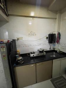 Kitchen Image of 800 Sq.ft 2 BHK Apartment / Flat for rent in Kopar Khairane Navi Mumbai for Rs. 50000
