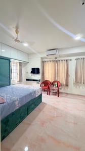Bedroom Image of 650 Sq.ft 1 RK Apartment / Flat for rent in Thanisandra Bengaluru for Rs. 22000