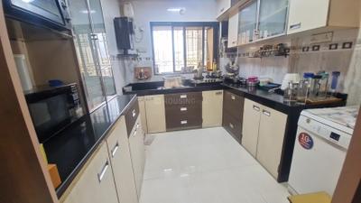 Kitchen Image of 1550 Sq.ft 3 BHK Apartment / Flat for rent in Samarth Aangan, Andheri West Mumbai for Rs. 175000