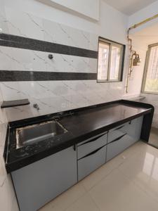 Kitchen Image of 750 Sq.ft 1 BHK Apartment / Flat for rent in Palanpur Surat for Rs. 14000